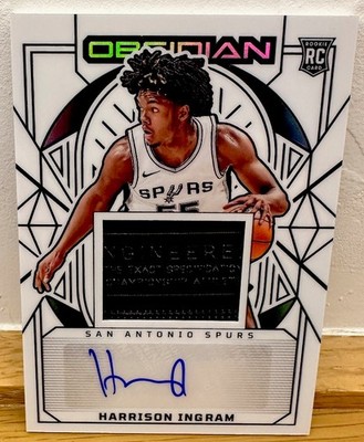 2024 Panini Obsidian Harrison Ingram Contra RPA 1/3 Laundry Tag Spurs
