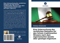 Shobayo Babatunde | Eine Untersuchung Des Rechtlichen Rahmens FüR Den Schutz...