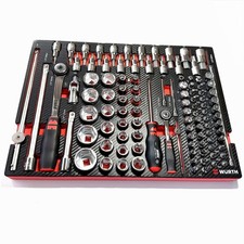 Würth Zebra Steckschlüsselsatz 108 Teile Ra...
