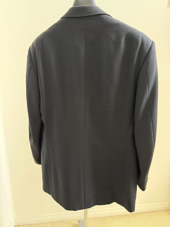 V2 Versace Black Fine Wool Suit Jacket  Size 36R - Image 2 of 4