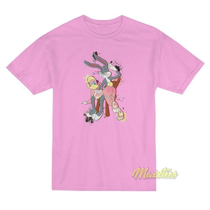 Naughty Bugs and Lola Bunny Butt Slap T-Shirt - S-5XL