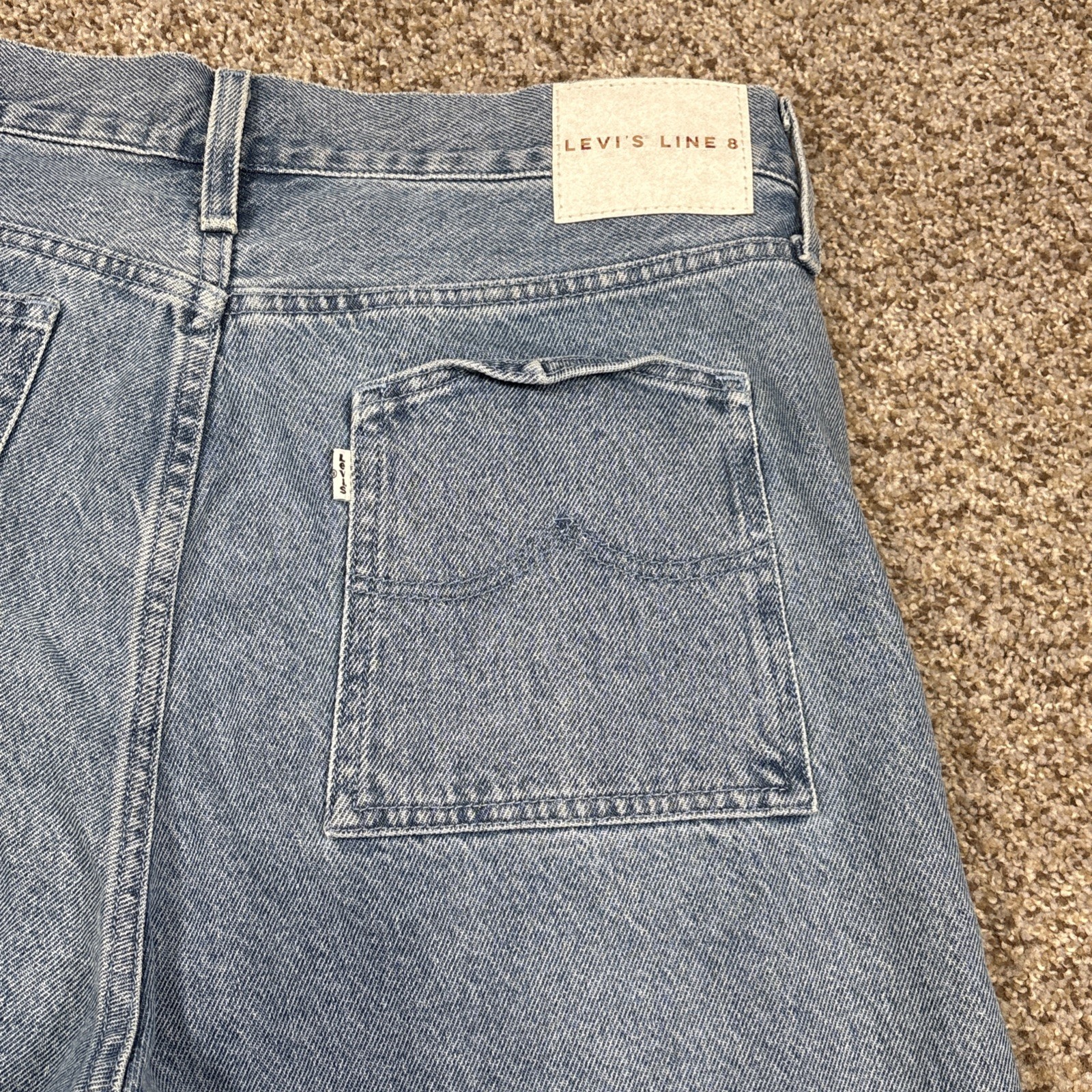 Levi’s Line 8 Men's 34x32 Irregular Jeans (34x24) Wide Leg - View 17