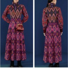 Farm Rio Tapestry Scarf Sweater Dress Size Medium