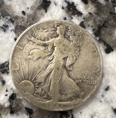 1941 Liberty Walking Half Dollar 50C Silver Business Strike US Coin Circulated