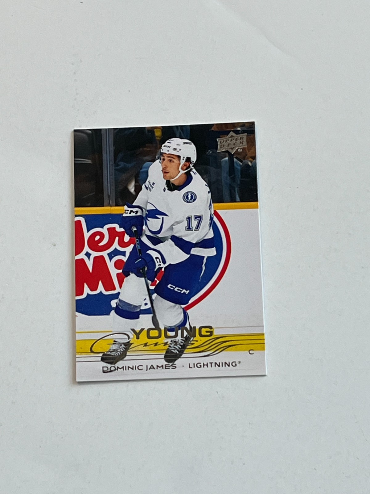 2025-26 UPPER DECK YOUNG GUNS #485 DOMINIC JAMES - TAMPA BAY LIGHTNING