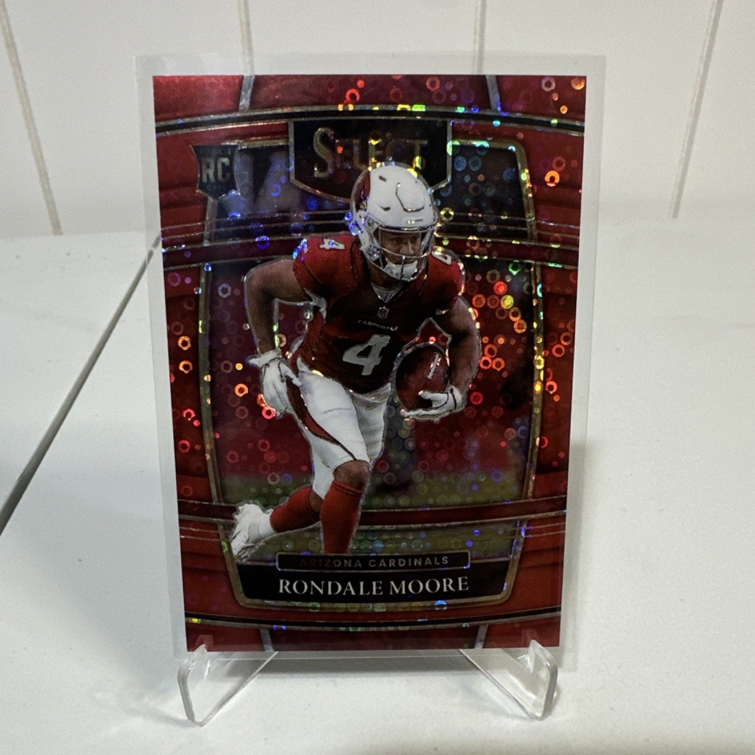 Panini Select 2021 Rondale Moore Rookie Red Disco Prizm #58   /49