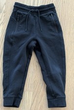 Gap Kids Joggers Sweatpants XS 4-5 Years Black Fleece Lounge Casual Pants