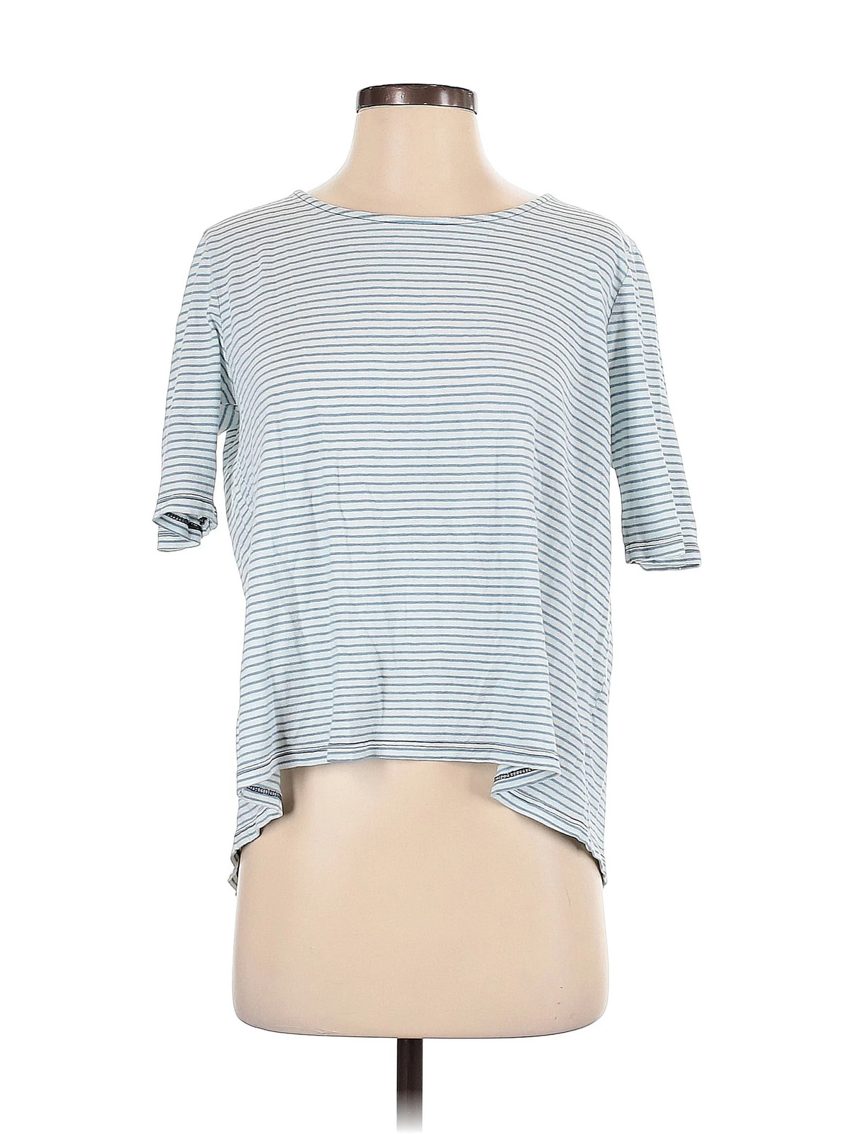 NWT Adriano Goldschmied Women Blue 3/4 Sleeve Top S