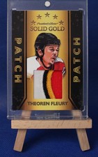 Thoren Fleury - 2022 Presidents Choice, Solid Gold Patch 1/3 - Flames Game-Used
