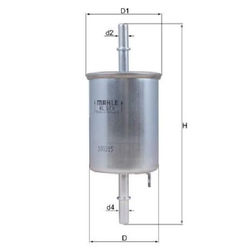 Kraftstofffilter FüR Daewoo Lacetti Klan 1.4 1.6 1.8 02 Bis 26 Knecht Teil LBF-image