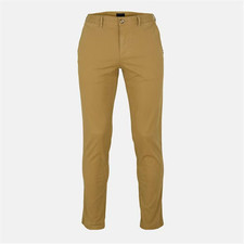 Hugo BOSS Mens Chino Pants Beige Trousers W32 L32 Reg Fit Cotton Smart Casual