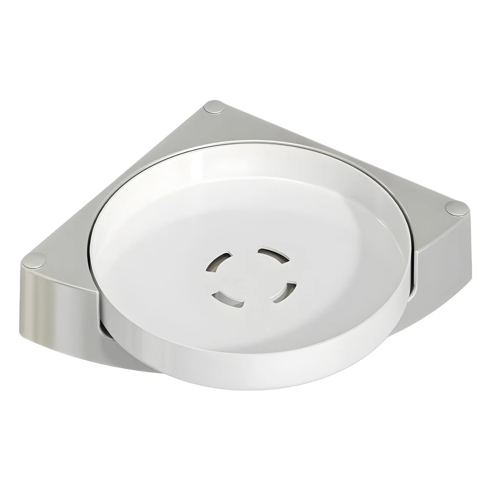 Carrito de Ducha Esquinero Paquete de 2 Organizador de Ducha Lazy Susan Giratorio 360° ¡NUEVO!! Foto 3 de 4