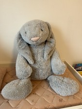 Jellycat Really Big Bashful Silver Bunny  
