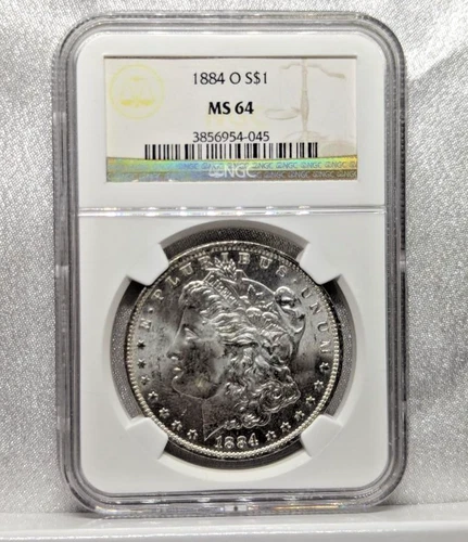 1884 O $1 Morgan Silver Dollar NGC MS64