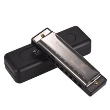 Key of C Diatonic Harmonica Mouthorgan with ABS Reeds Mirror Surface Design 10 H