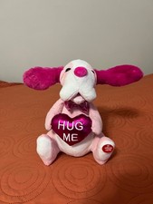Sound N Light 9 in Animated Singing Flapping Ear Pink Puppy Dog "Do You Love Me"
