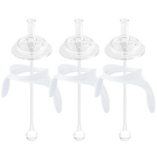 Straw Sippy Cup Conversion Kit for Philips Avent Anti-Colic Baby Bottles, Sof...