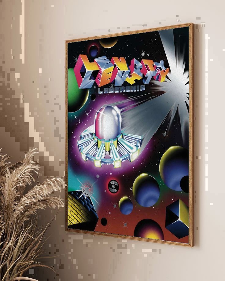 Lasership Tour Poster