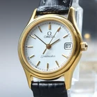 Near MINT] Vintage 1985 OMEGA Seamaster Cal.1426 Quartz Roman Gold Women's Watch