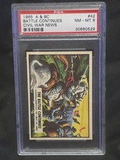 1965 A&BC CIVIL WAR NEWS, #42, BATTLE CONTINUES (PSA 8)