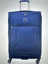 DELSEY PARIS Helium DLX Softside Expandable Luggage with Spinner Wheels, Navy...