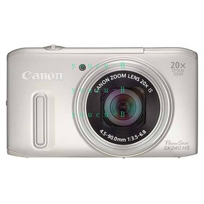 Canon PowerShot SX240 HS 12.1 MP Digital Camera 20x Optical Zoom Stylish Silver