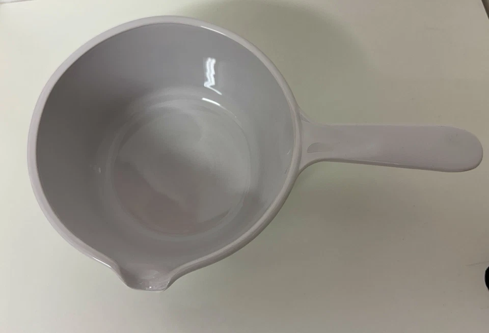 CorningWare Stieltopf, Topf mit Stiel, Kasserolle: weiß, 15cm / Pyroflam - Bild 3 von 4