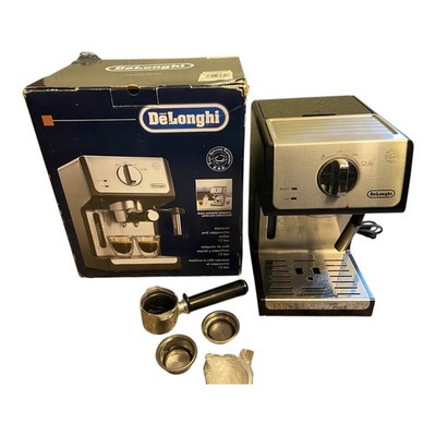 Delonghi Espresso Machine Milk Frother Programmable Coffee Maker 15 Bar ECP3420