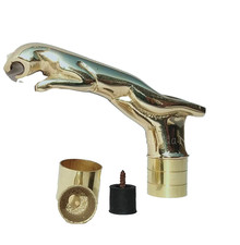 Solid Brass Jaguar Handle only for Wooden Vintage Style Walking Stick Designer