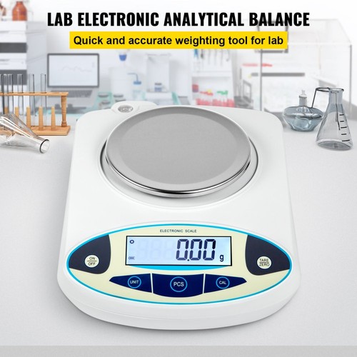 High Analytical Balance Scale 500g 0.01g Accuracy Lab Weighing Scale - Picture 3 of 8