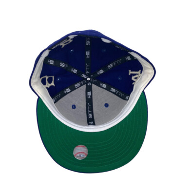 Los Angeles Dodgers Brooklyn Timeline New Era59fifty fitted hat