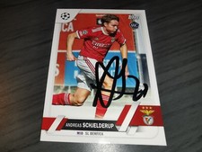 Andreas Schjelderup 2022-23 Hand signed autograph Topps UEFA RC SL Benfica #170