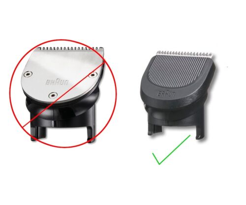 Braun Ricambio #2 Pettine Fisso per Lama in Plastica Versioni Tipi 5513, 5514, 5515 - Foto 3 di 3