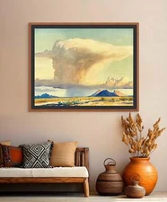 Drought and Downpour By Maynard Dixon Quality Print - Frame Me