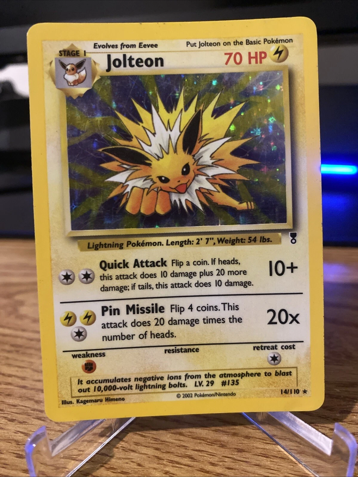 Pokemon Card - Jolteon Legendary Collection 14/110 Holo Rare LP