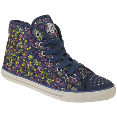 Primigi COLLEGE coole Turnschuhe Reissverschluss Nieten blau Gr.28-39