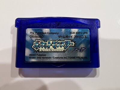 Pokemon Sapphire Nintendo with Box Manual GBA Japanese version | eBay