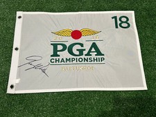 OFFICIAL 2016 PGA CHAMPIONSHIP GOLF FLAG SIGNED BY WINNER JIMMY WALKER