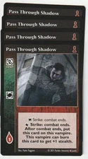 Pass Through Shadow x4 New Blood VTES Jyhad
