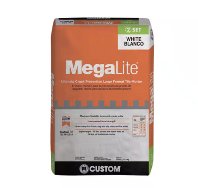 Custom MegaLite Large Format Tile Mortar - 30 lbs