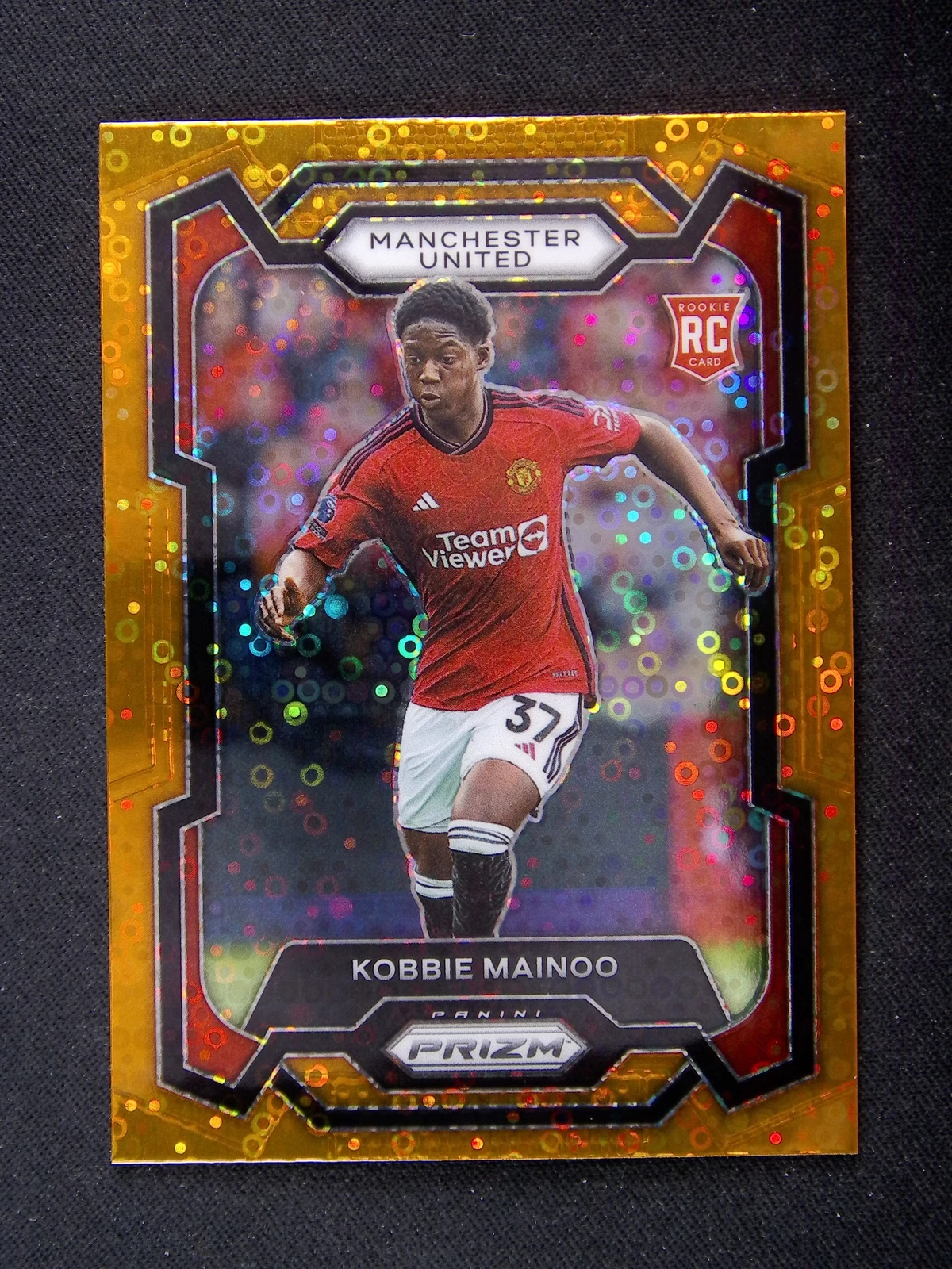 2023-24 Panini Prizm Premier Kobbie Mainoo #38 RC Rookie Breakaway Orange