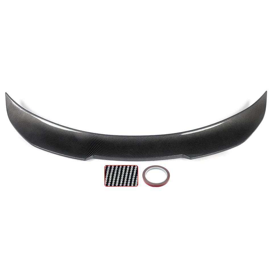 FOR 12-18 BMW F06 640i 650i M6 CARBON LOOK REAR TRUNK SPOILER WING LID PSM STYLE - Image 2 of 4