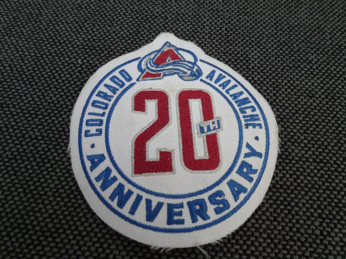 Colorado avalanche 20th anniversary jersey sales