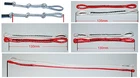 Pigtail x 2pcs, kite-surfing pigtails, kite line pigtails