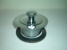 Lift-n-Turn Bathtub Drain Assembly 1-1/2-inch Strainer and Stopper, Chrome