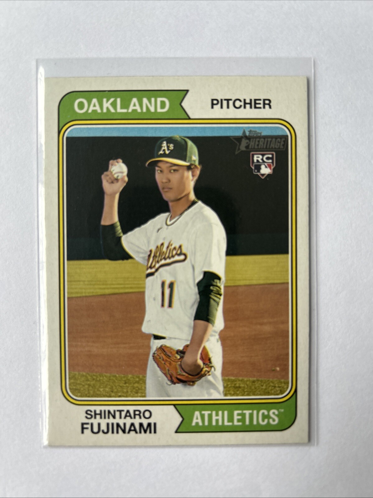 2023 Topps Heritage Rookie Short Print SP Variation Shintaro Fujinami RC #57