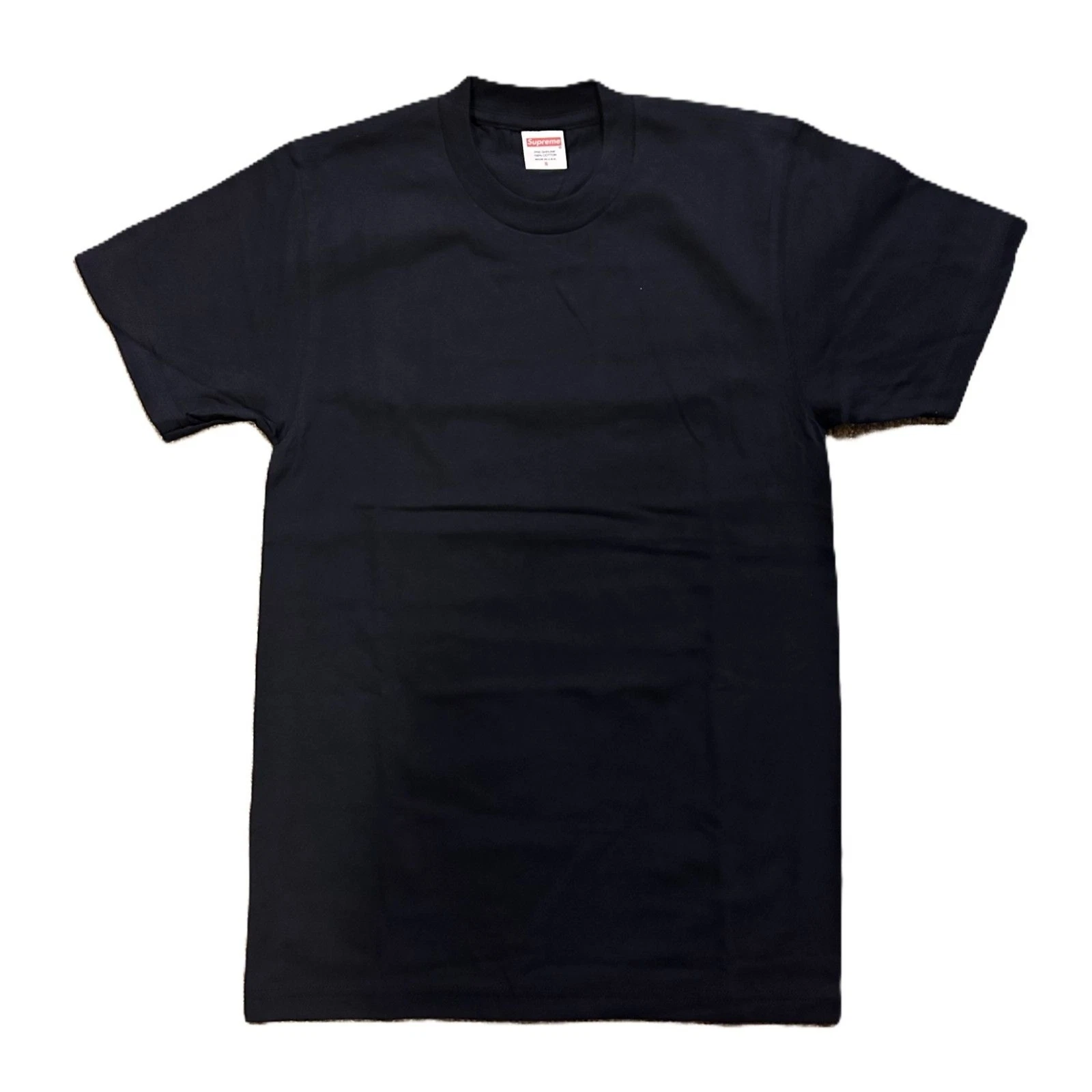 SUPREME   T shirt blanc   Taille S   Marine   Manches courtes