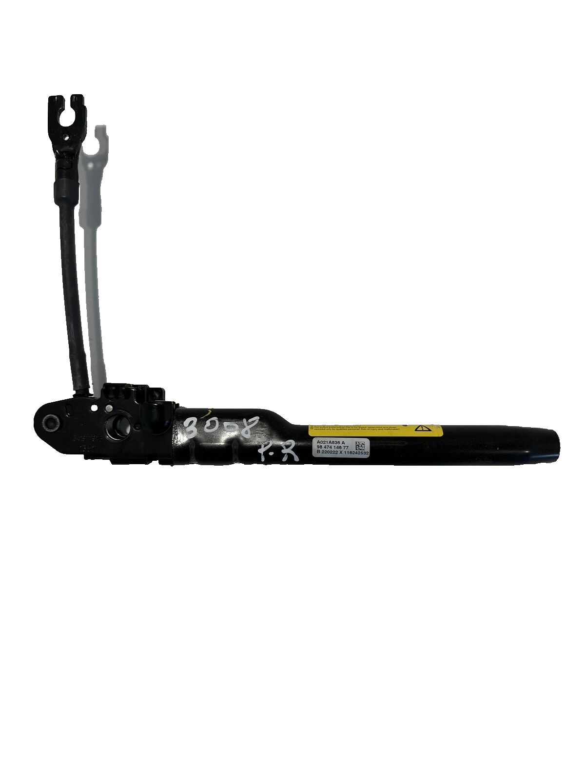 Peugeot 3008 seat belt buckle front right 9847414677 genuine 2022 LHD