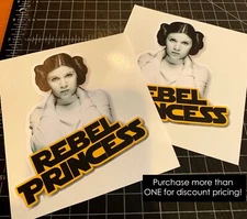 Star Wars Rebel Princess - Leia Decal/Sticker