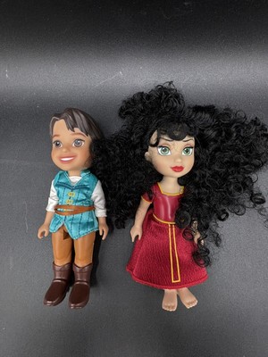 Disney Tangled Petite Deluxe Playset 6'' Mother Gothel And Flynn Ryder Doll